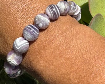Amethyst • Cheveron Amethyst Bracelet • Chevron Amethyst • Dream Amethyst •  Chevron Amethyst Bangle • Amethyst Bracelet • Amethyst Jewelry