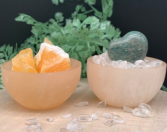 SELENITE Bowls, two styles/choices