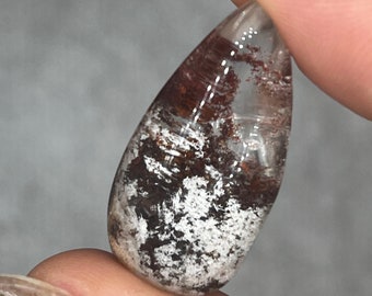 High Quality Garden Quartz • Lodolite • Phantom Quartz • Cabochon • Cabochons • Jewelry • Cabochons for Jewelry • Pendents • Crystal Jewelry