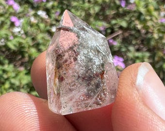 Garden Quartz Tower – Mesmerizing Natural Lodolite Crystal, Colorful Included Quartz, One-of-a-Kind Enchanted Garden Gemstone