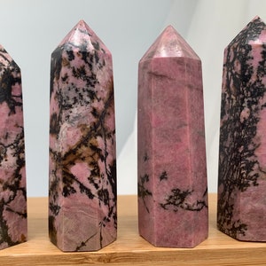 Crystals • Rhodonite • Rhodonite Towers • Rhodonite Points • Pink Rhodonite • Rhodonite Obelisks • Pink Rhodonite Points • Crystal Towers •