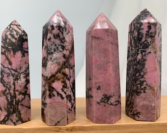 Crystals • Rhodonite • Rhodonite Towers • Rhodonite Points • Pink Rhodonite • Rhodonite Obelisks • Pink Rhodonite Points • Crystal Towers •