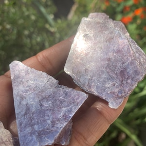 Lepidolite • Real Lepidolite • Raw Lepidolite • Purple Mica • Natural Mica • Unpolished Mica • Unpolished Lepidolite • Genuine Purple Mica •