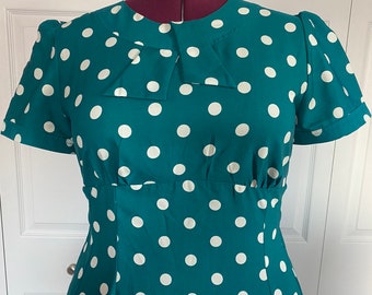 hell bunny vixen polka dot dress