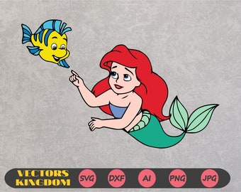 Download Ariel Vector Etsy