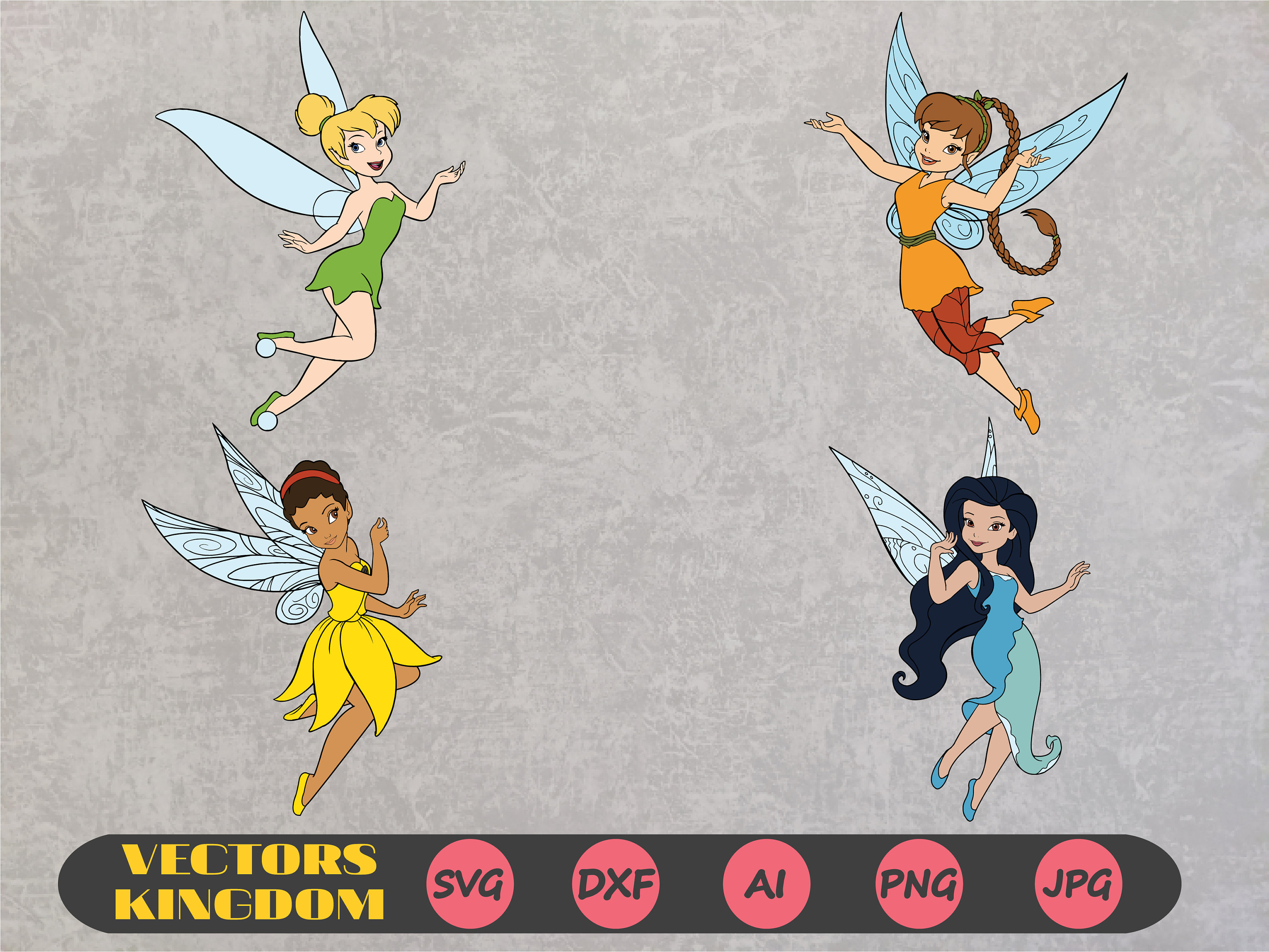 ティンカーベルとネバービーストの伝説 svgティンカーベル svgピーターパン svgフォーンフェアリー svgシルバーミストの妖精  svgイリデッサの妖精 svg - Etsy 日本