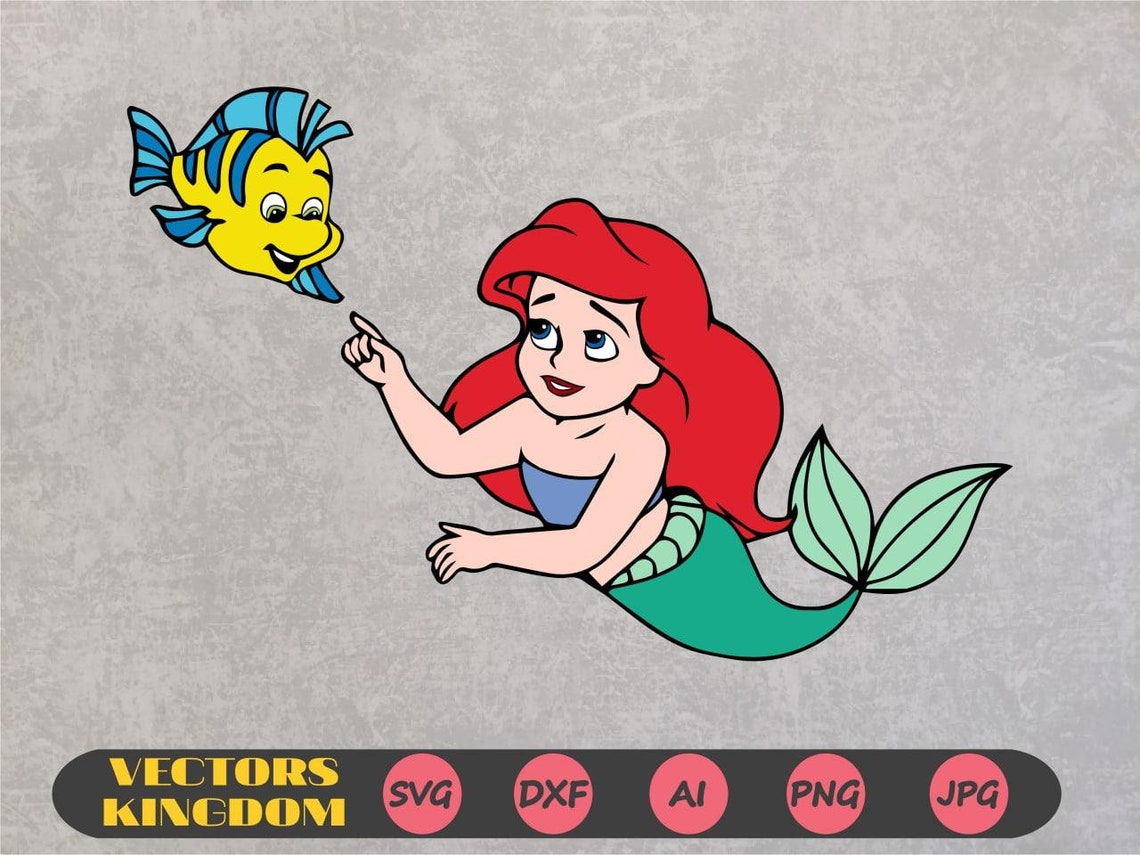 Free Free 109 Princess Ariel Svg SVG PNG EPS DXF File