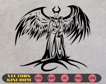 Maleficent svg, Evil Queen svg, Witch svg, Villain svg, Fairytale Evil svg, Maleficent cut file, Maleficent vector, Fairytale Princess svg