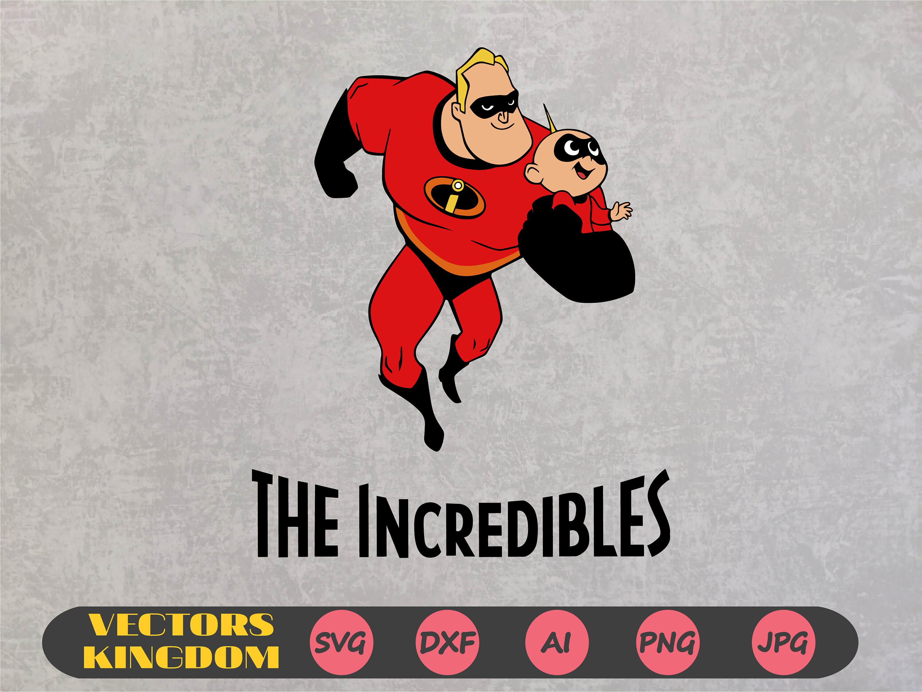 Buy Incredibles Svg Mr Incredible Svg Bob Parr Svg Jack-jack Online in  India - Etsy