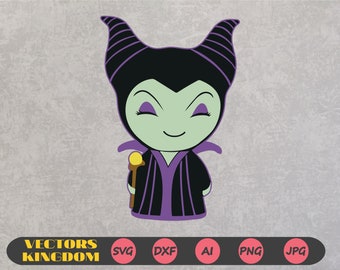 Maleficent svg, Baby Maleficent svg, Fairytale Villain svg, Evil Queen svg, Little Maleficent svg, Witch svg, Villain svg, Maleficent cut
