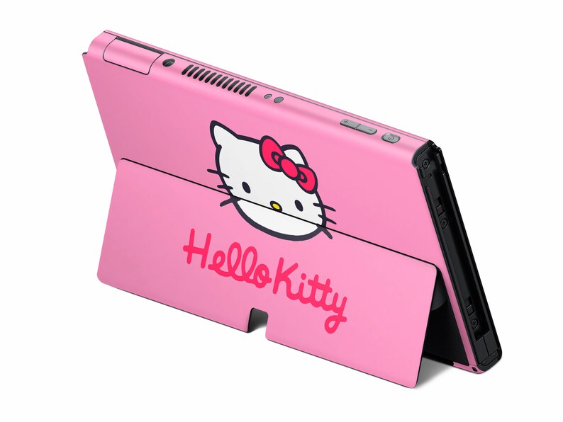 Hello Kitty Nintendo Switch OLED Skin Cute Pink Cat Kitty Etsy Ireland
