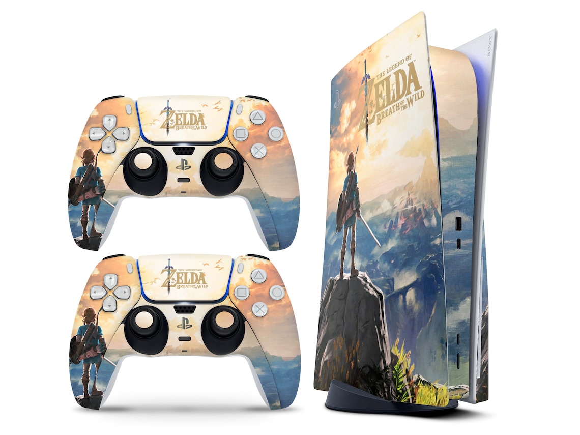 Zelda Breath of the Wild PS5 Skin Legend of Zelda Playstation | Etsy