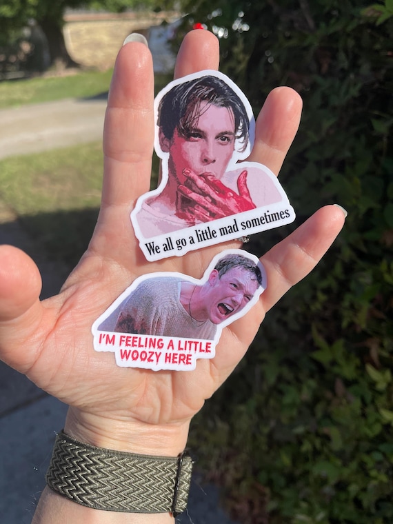 Scream Sticker, Billy Loomis, Stu Macher, Horror Movie Vinyl Sticker, 90s Horror