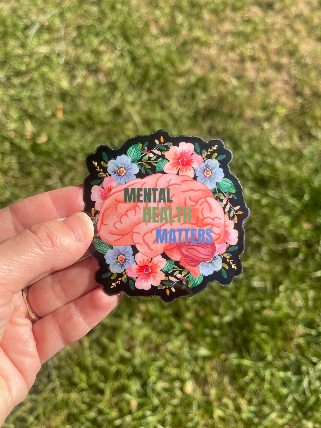 Mental Health Matters Vinyl Sticker, Mental Health Awareness, Vinyl ...