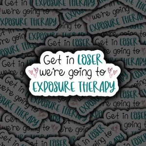 OCD Sticker, Obsessive Compulsive Disorder, ERP Therapy, Vinyl Sticker, OCD Support
