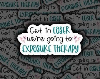 OCD Sticker, Obsessive Compulsive Disorder, ERP Therapy, Vinyl Sticker, OCD Support