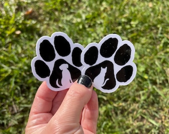 Pet Paws Sticker, Dog and Cat Paw Sticker, Cat Lover, Dog Lover, Vinyl Stickers Bundle