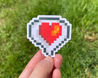 Stardew Valley Emote Sticker, Vinyl Sticker, Gamer Sticker