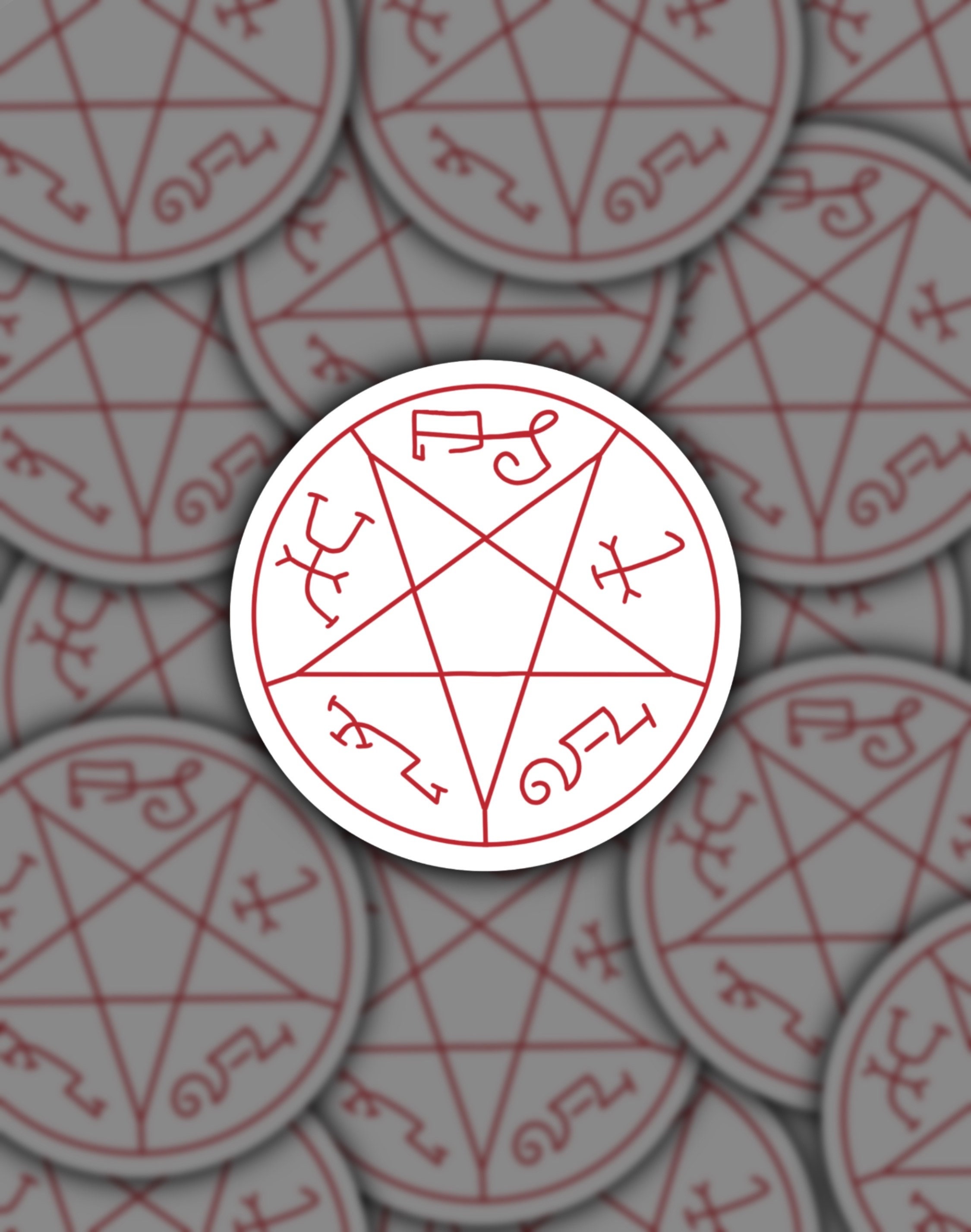 Devils Trap. Sign Devil's Trap Symbol Tattoo