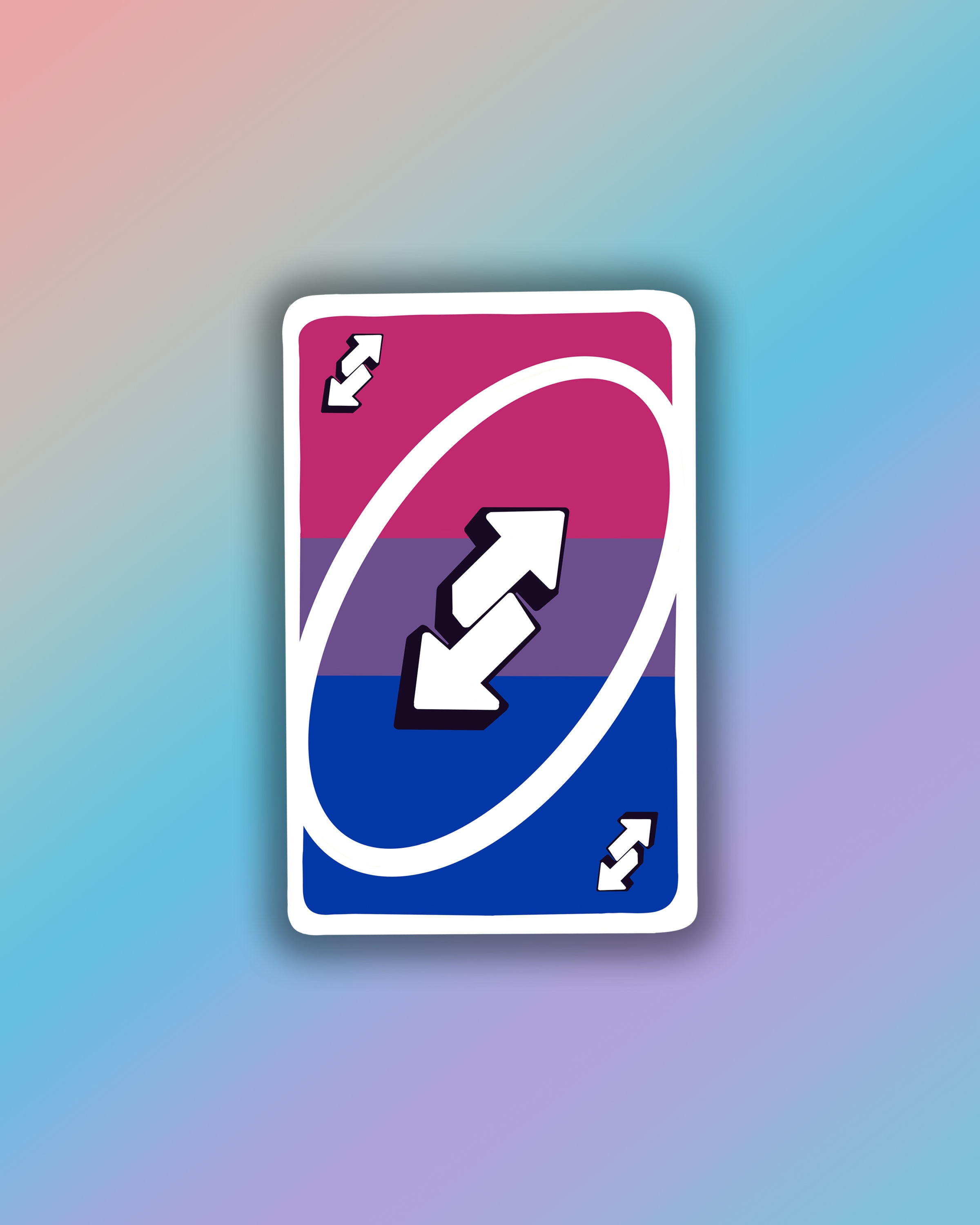 Rainbow Uno Reverse Card Minecraft Skin