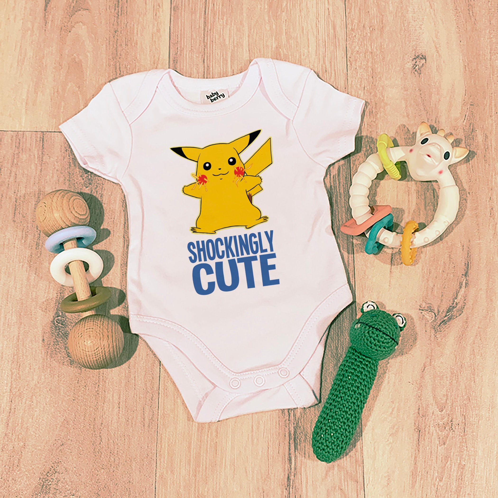 Zonder hoofd Uitgaan van Laboratorium Pikachu Shockingly Cute Pokemon Printed Baby Onesie / Bodysuit - Etsy  Finland