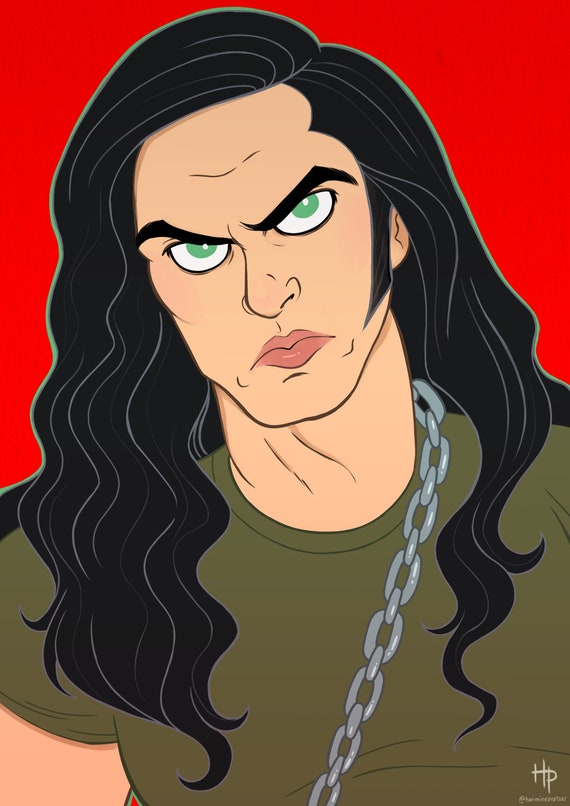 TYPE O NEGATIVE Peter Steele A4 Print by Harmine Pratsas / / Comic / Art /  Rock / Green Man / Fanart - Etsy Israel