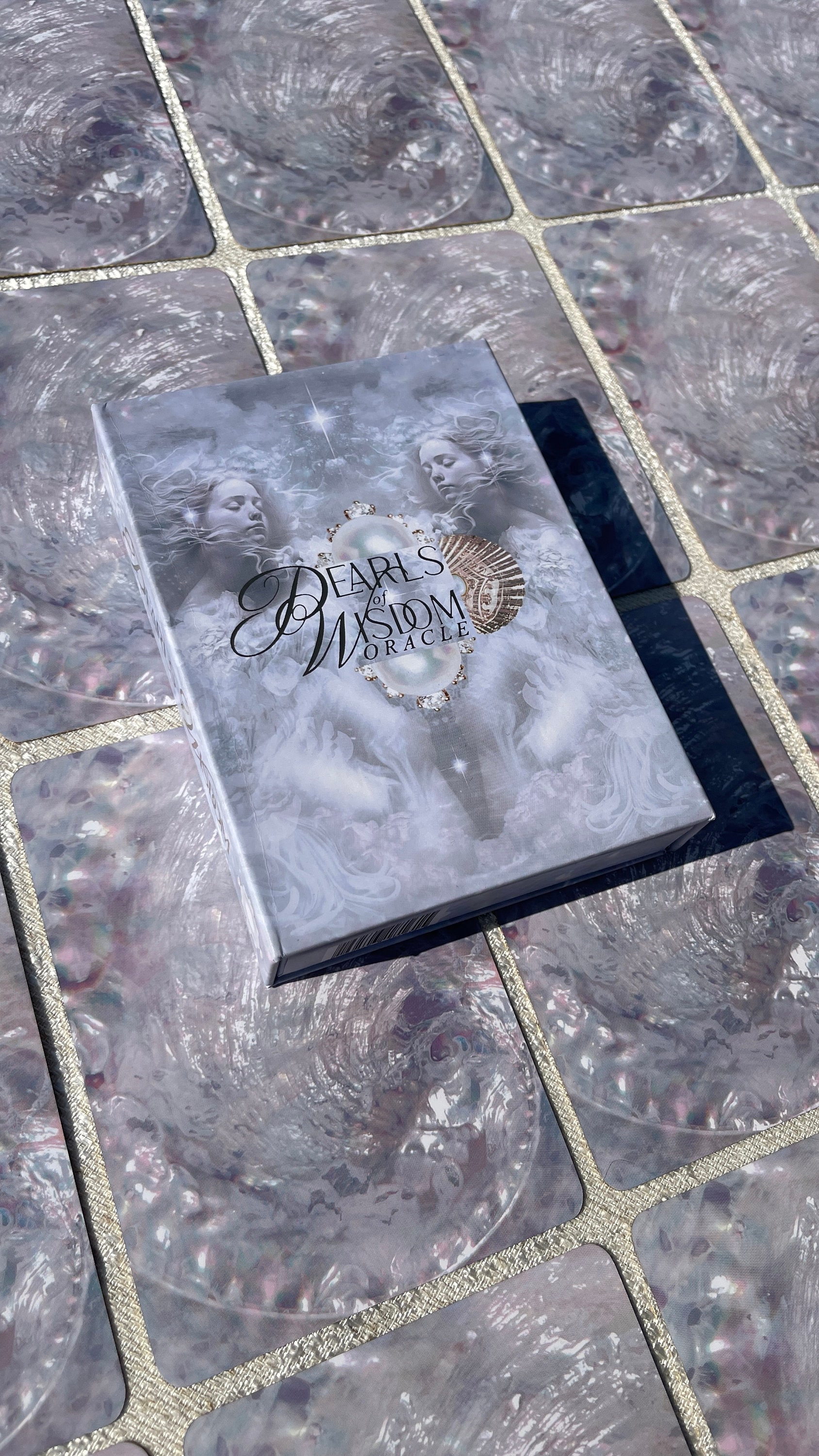 Pearls of Wisdom Oracle Card Deck | Gold Foil Oracle Cards