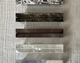 Crystal Card Holder | Photos, Art & Home Decor | Real Crystal Stone | Unique Wedding Display | for Sacred Spaces, Altars, Ceremony or Ritual