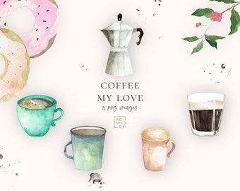 Coffee Illustration Etsy