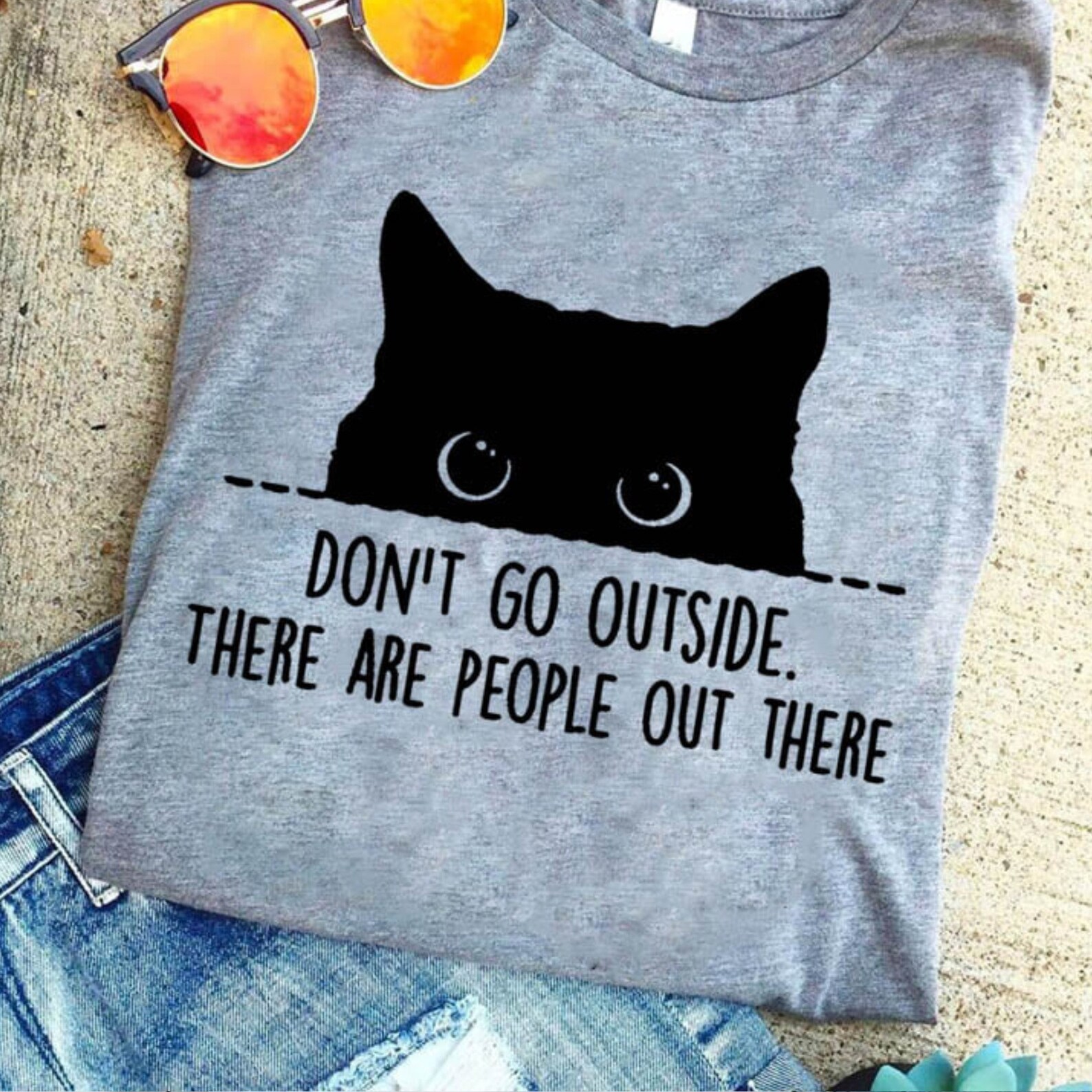 Gehen Sie nicht nach draußen gibt es Leute da draußen süße Etsy