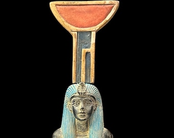 Statua di Nefti, scultura della dea egizia, replica artigianale (35 cm)