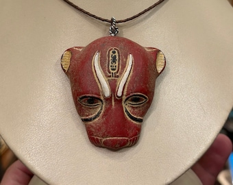 Sekhmet amazing amulet -goddess Sekhmet as amulet goddess of war-power-Handmade Egyptian antiques-handcrafted-sculpture stuff-made in Egypt