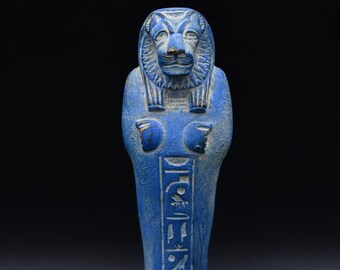 Sekhmet Statue, Ancient Egyptian Lion Goddess, Made in Egypt