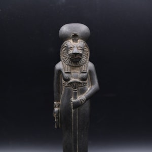 Sekhmet Statue, Ancient Egyptian, Lion Goddess Sekhmet, Goddess of war, made in Egypt.