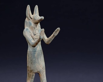 Anubis Statue – Egyptian God of Mummification, Stone Sculpture