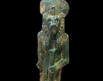 Sekhmet Statue: Egyptian Goddess of War, Stone Sculpture