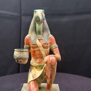 古代エジプトの知恵の神トート神、トート神のキャンドルホルダー像。