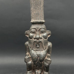 Ancient Egyptian God Bes statue