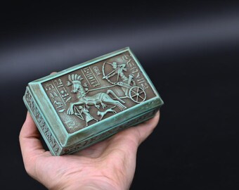ファラオ・ラムセス2世の箱：エジプト古代遺物、カデシュの戦い - Etsy