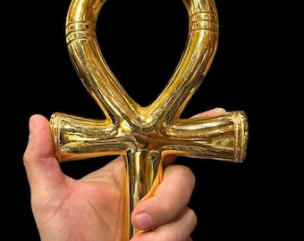 Ankh egipcio hecho a mano: símbolo de la llave de la vida