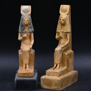 statue of Hathor Egyptian Handmade Replica Antique Statue Goddess of love Egyptian Gift Home Decor BC