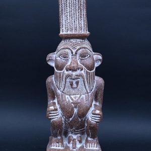 Ancient Egyptian God Bes statue