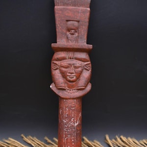 statue of Hathor - Goddess of Love - Egyptian Goddess - Egyptian Handmade statue - Nice Antiques - Statue Home Decor - Replica