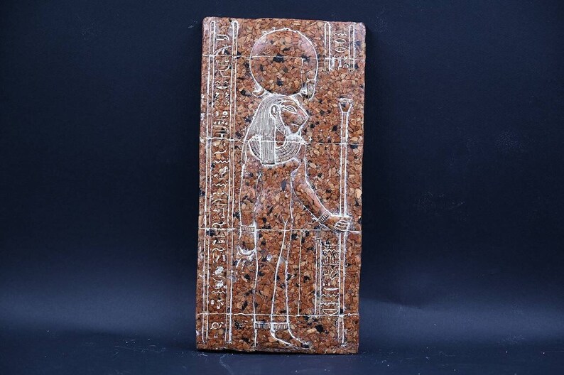 Ancient Egyptian Sekhmet Lion Goddess Wall Relief - Etsy