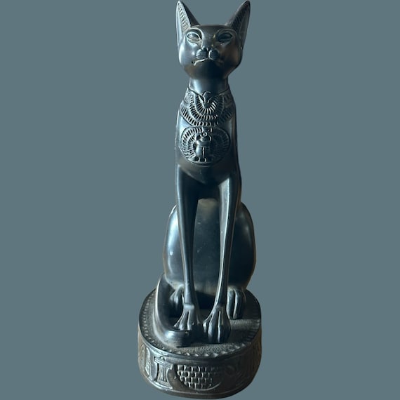 バステト猫像 – エジプトの女神レプリカ、家の守り神 - Etsy 日本