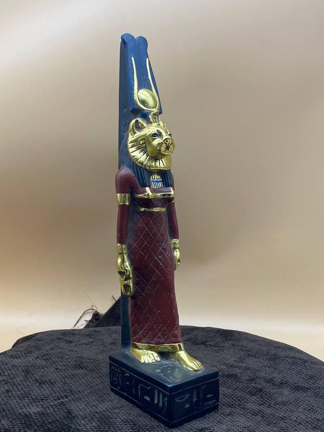 Sekhmet Statue: Egyptian Goddess of War, Stone Sculpture - Etsy