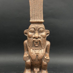 Ancient Egyptian God Bes statue