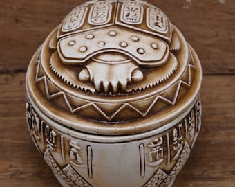 エジプトのスカラベ箱：古代遺物のレプリカ、神話の装飾 - Etsy 日本