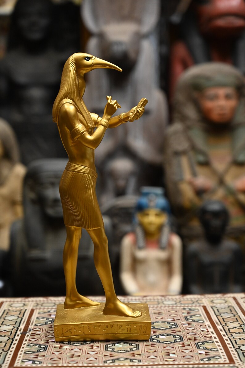 Nice Statue of Thoth Egyptian God of Magic,writing and Science ...