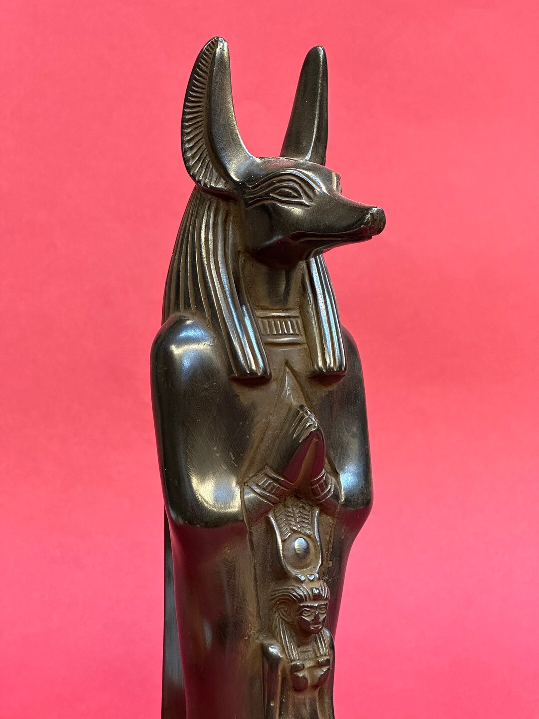 Lovely Black Statue Anubis Godegyptian Etsy